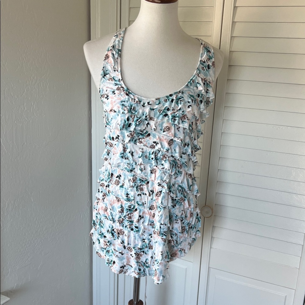 Ruffled tank